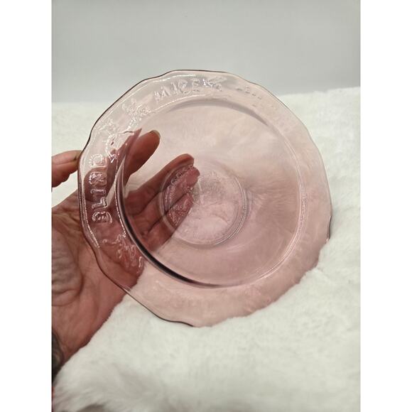 Vintage 3pc Tiara Indiana Glass Pink Nursery Rhyme Children’s Set - Picture 3 of 3